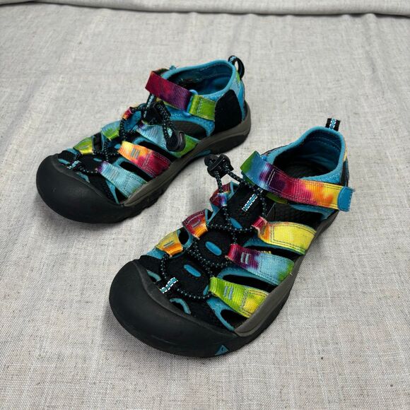 Keen Other - Keen Newport H2 Closed Toe Water Sandals  Blue Tie Die & Black Kids Size 3